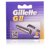 GILLETTE-Carregador G-II 5 recargas-DrShampoo - Perfumaria e Cosmética